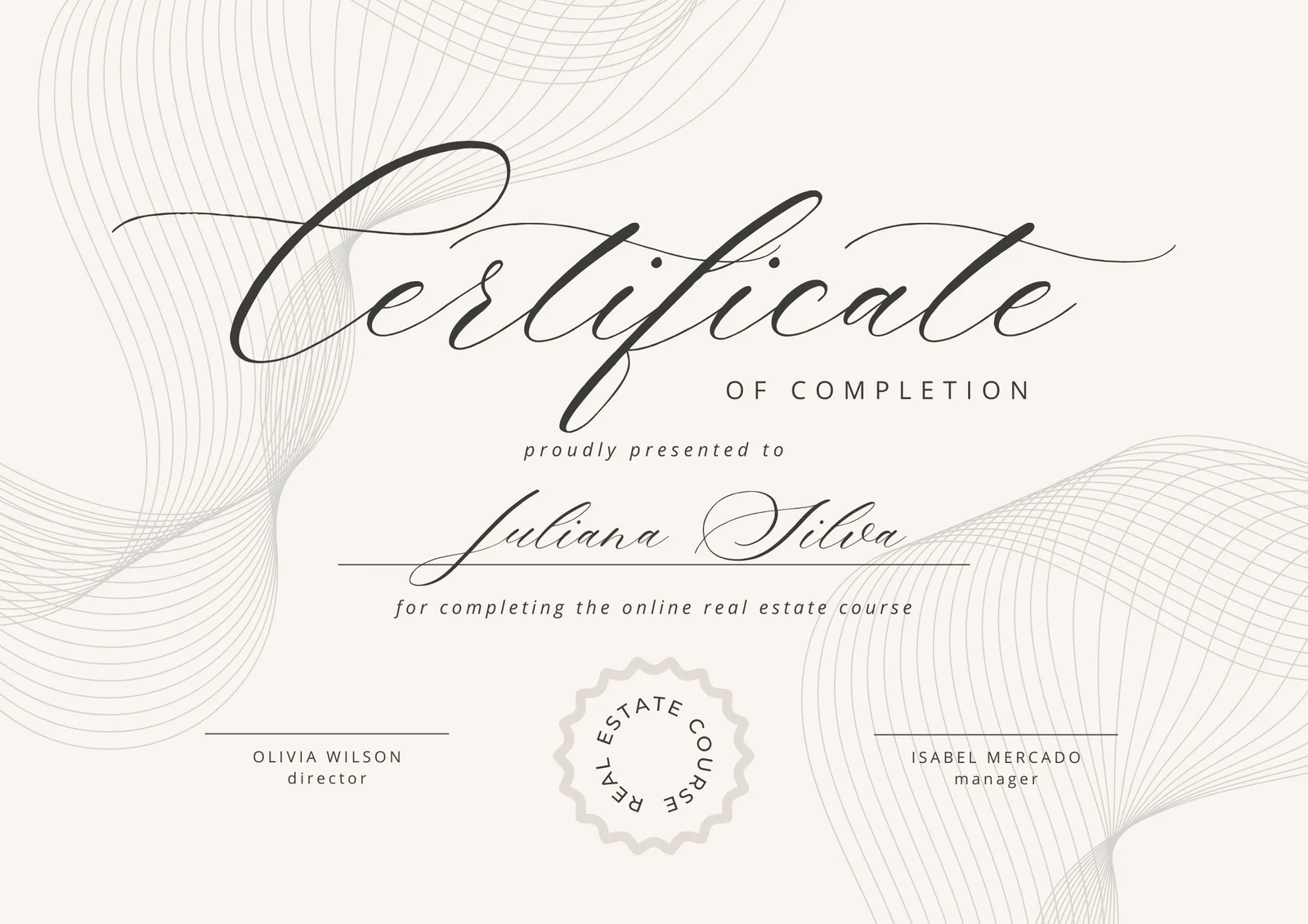 Certificate 3